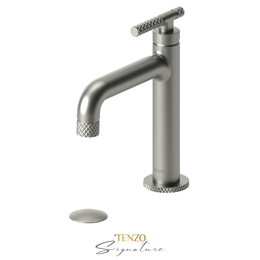 Robinet de lavabo monotrou avec drain