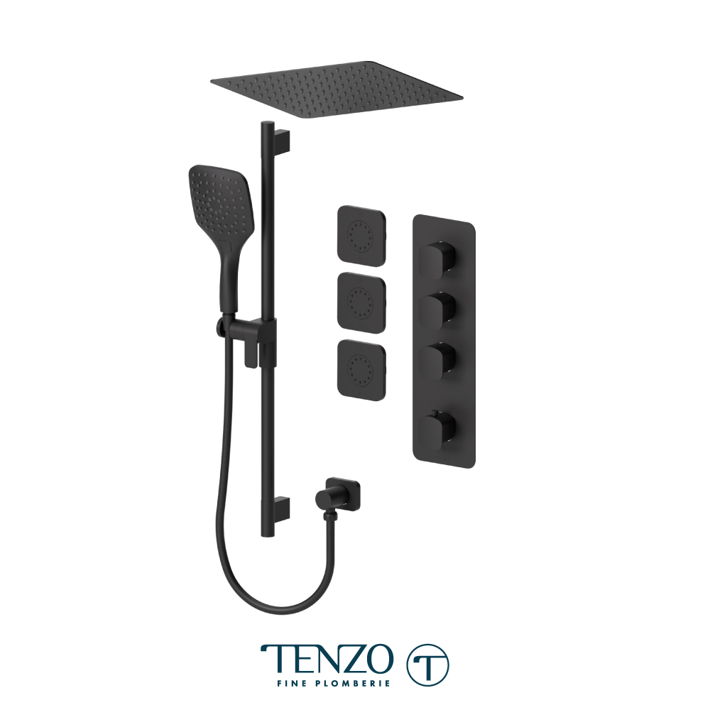 Ensemble de douche EXTENZA, 3 fonctions, Delano