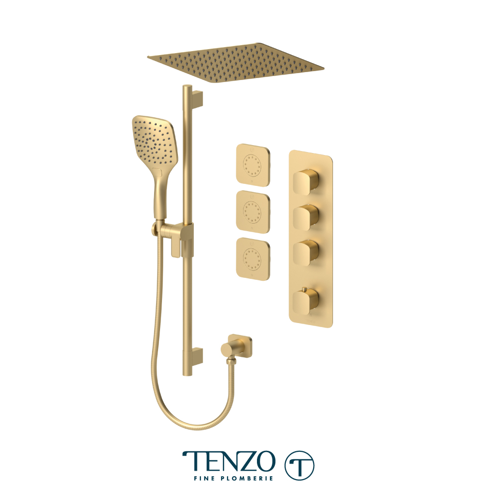 Ensemble de douche EXTENZA, 3 fonctions, Delano