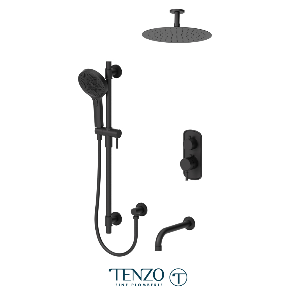 Ensemble de douche T-Box, 3 fonctions, Alyss