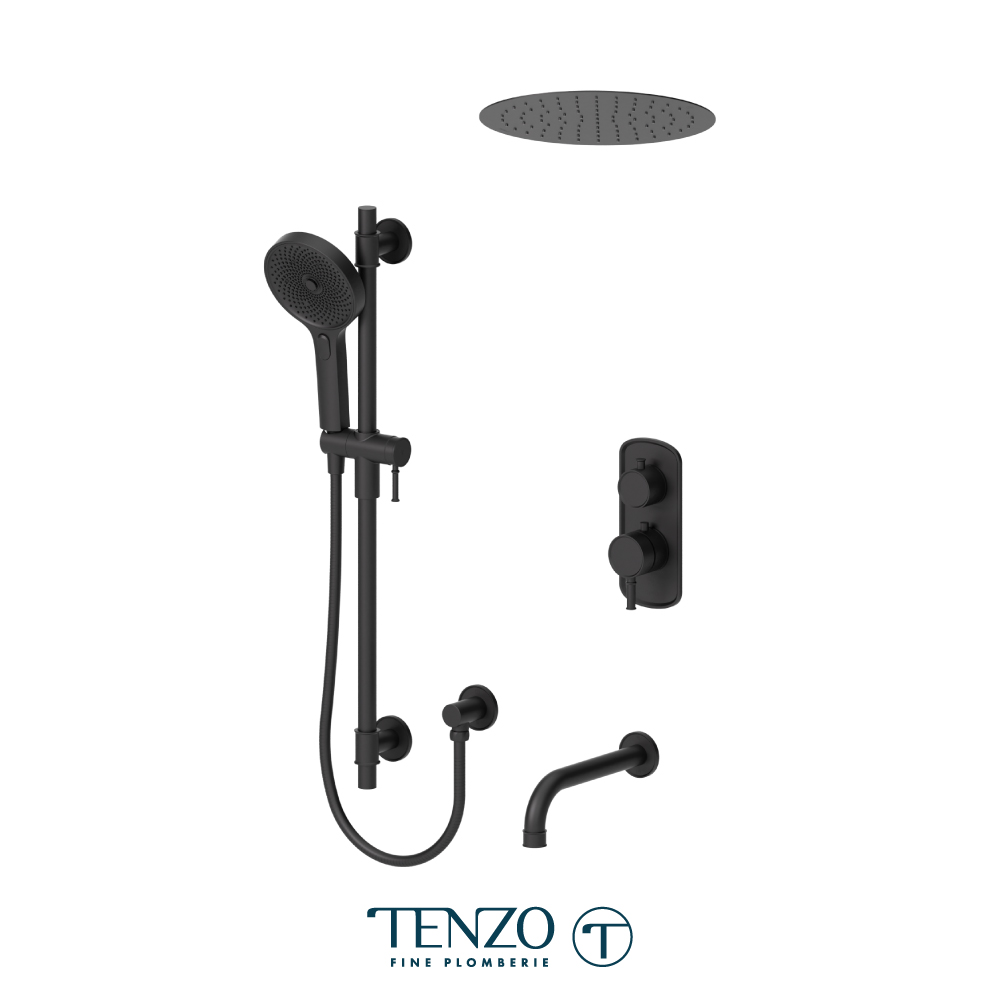 Ensemble de douche T-Box, 3 fonctions, Alyss