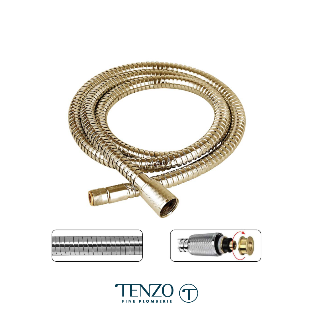 Shower hose stretchable