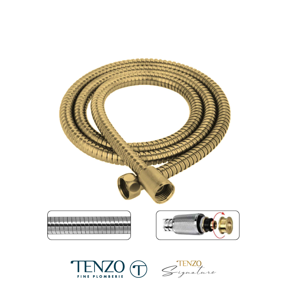 Shower hose stretchable