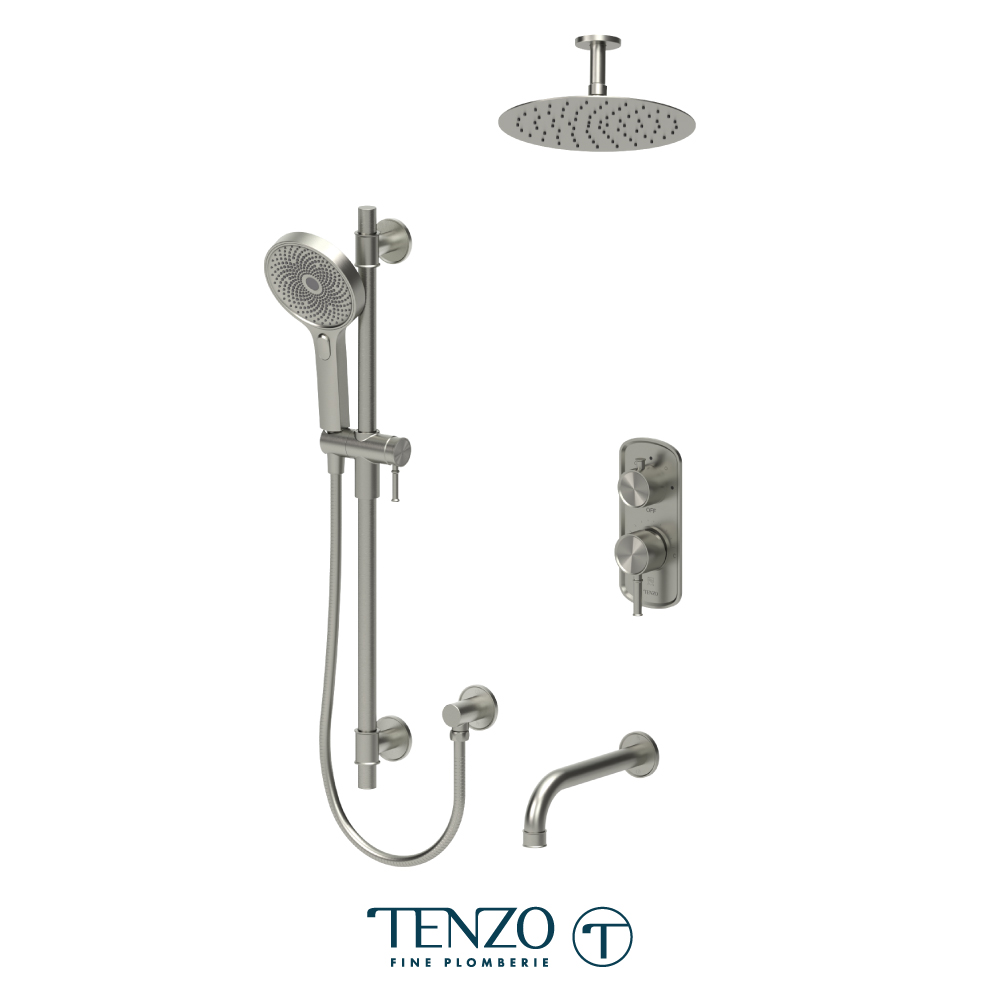 Ensemble de douche T-Box, 3 fonctions, Alyss