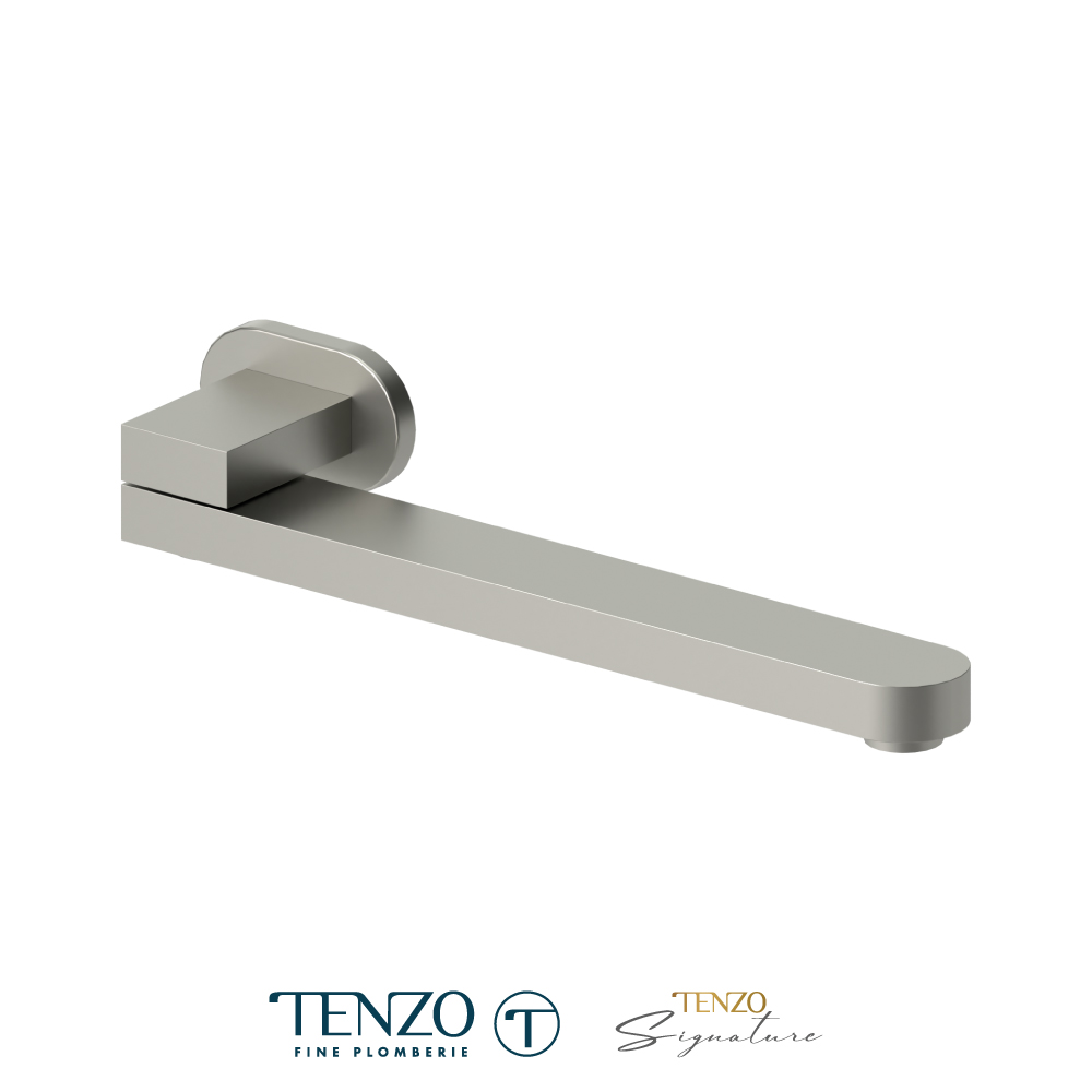 Wall mount diverter swivel spout 30cm [12in] brass 