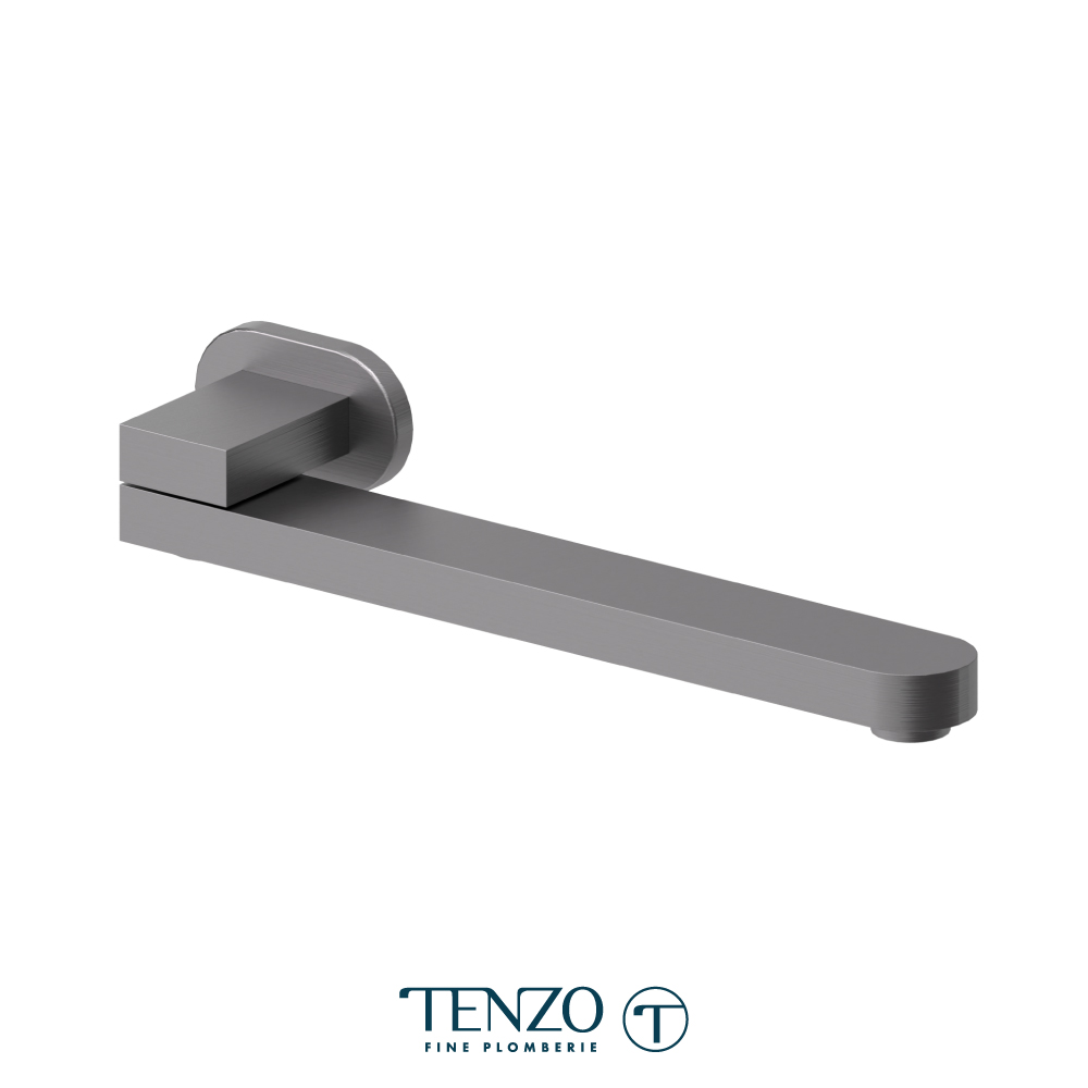Bec de bain pivotant 30cm [12po] mural laiton 