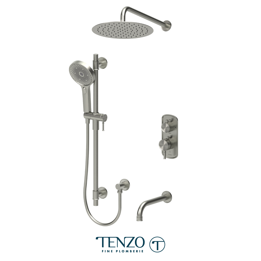 Ensemble de douche T-Box, 3 fonctions, Alyss