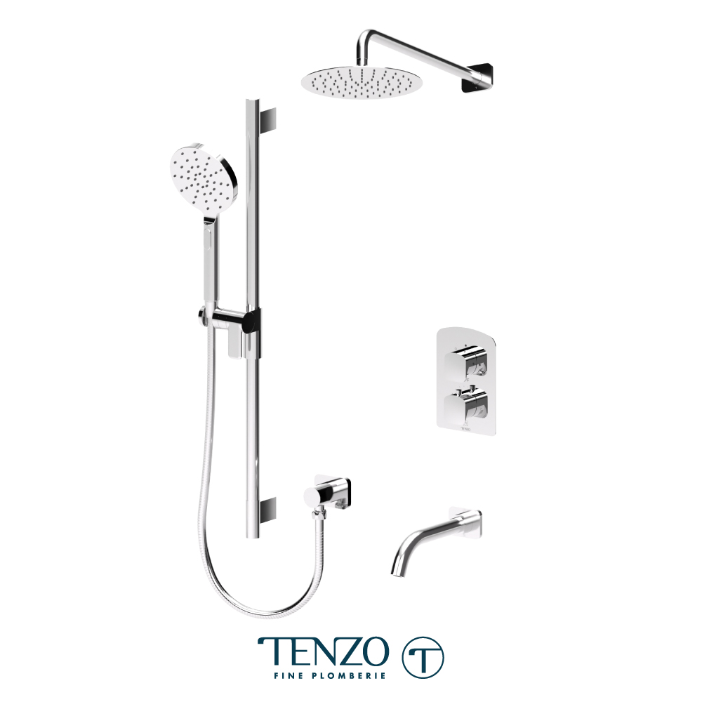 Shower kit, 3 functions, Delano (*Available: August 17, 2026)