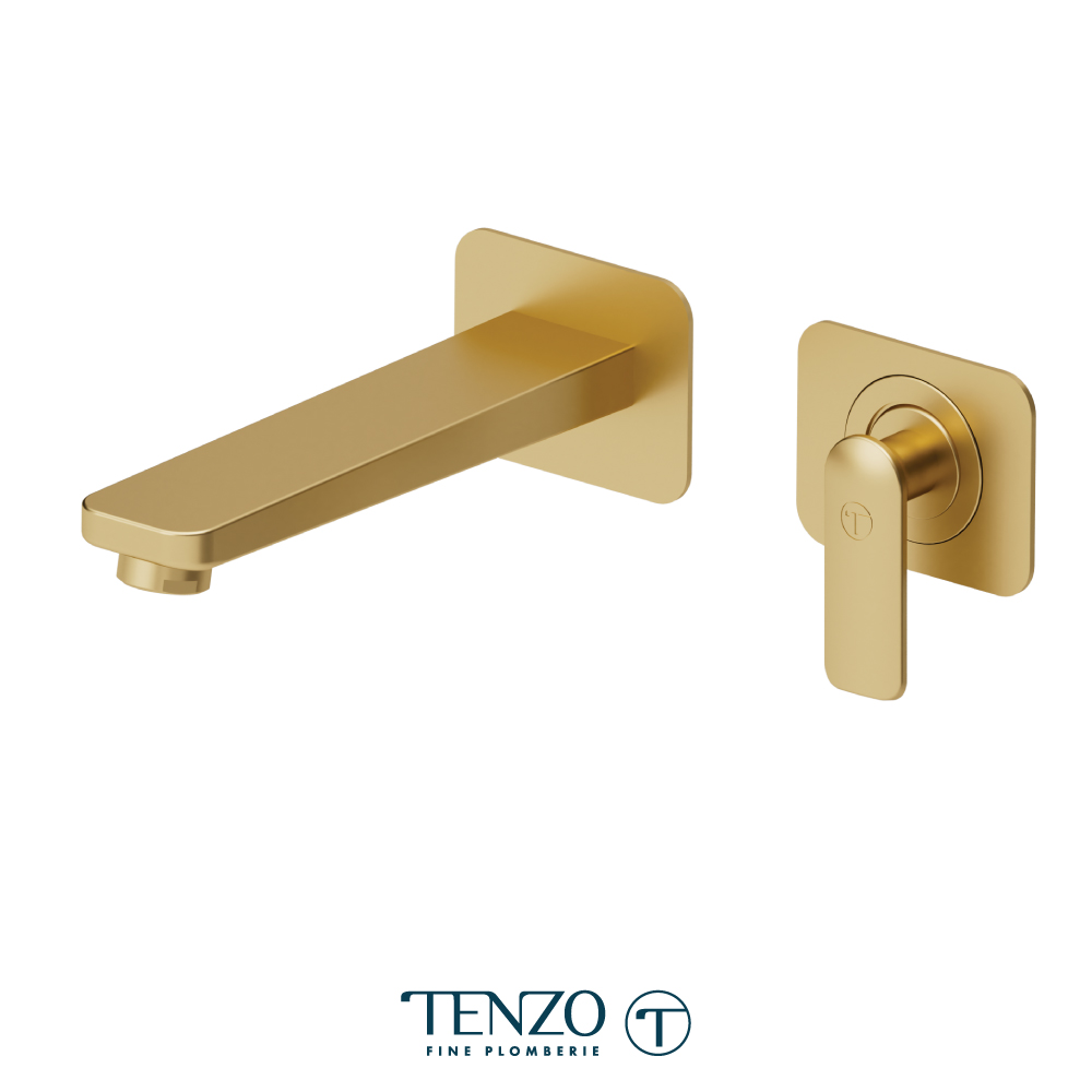Wall mount lavatory faucet