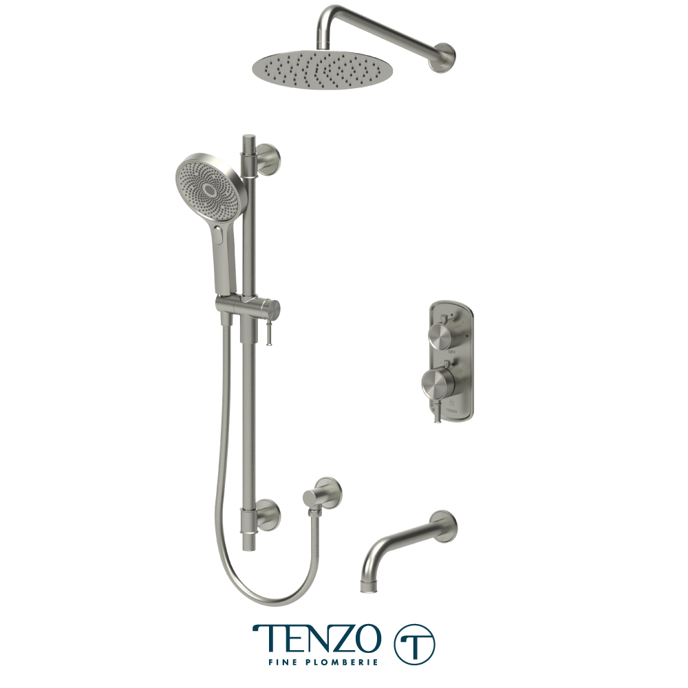 Ensemble de douche T-Box, 3 fonctions, Alyss