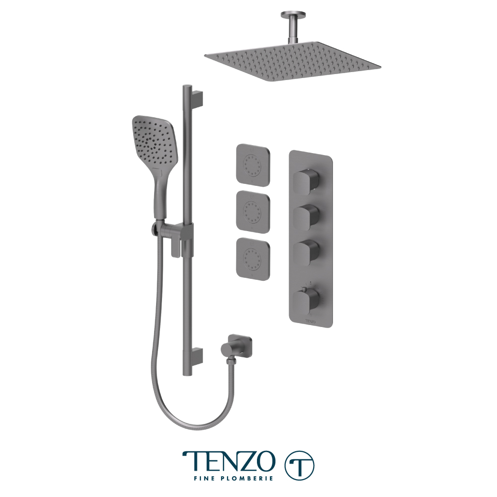 Ensemble de douche EXTENZA, 3 fonctions, Delano