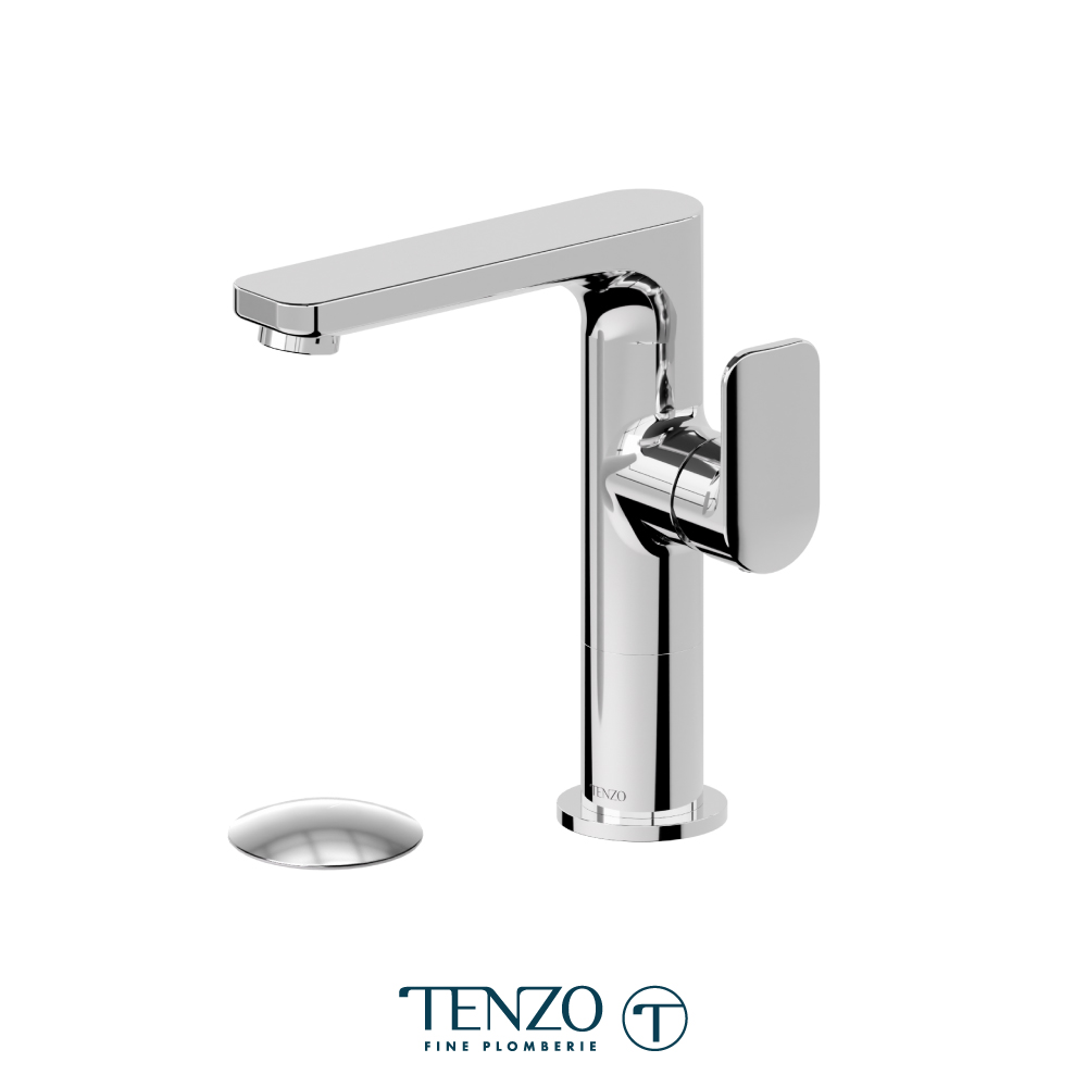 Robinet de lavabo monotrou mi-haut, Delano (**Disponible : 3e trimestre 2026**)
