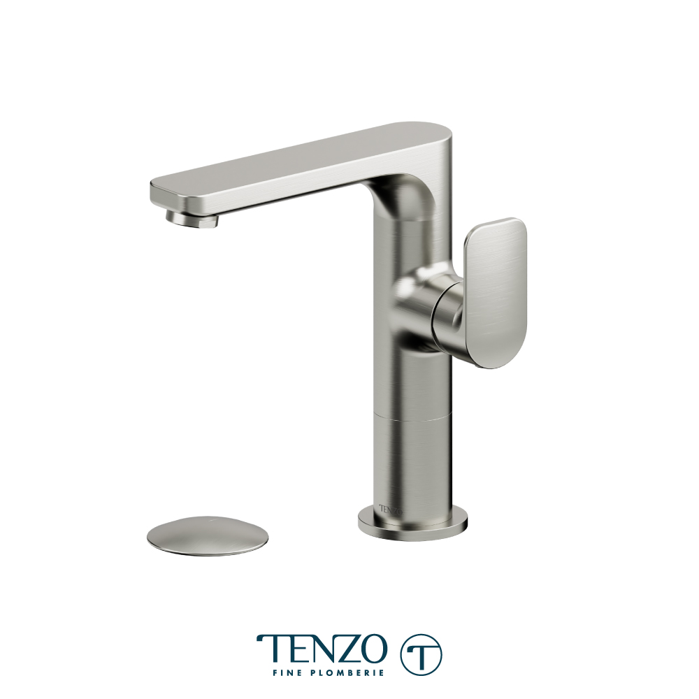 Robinet de lavabo monotrou mi-haut, Delano (**Disponible : 3e trimestre 2026**)