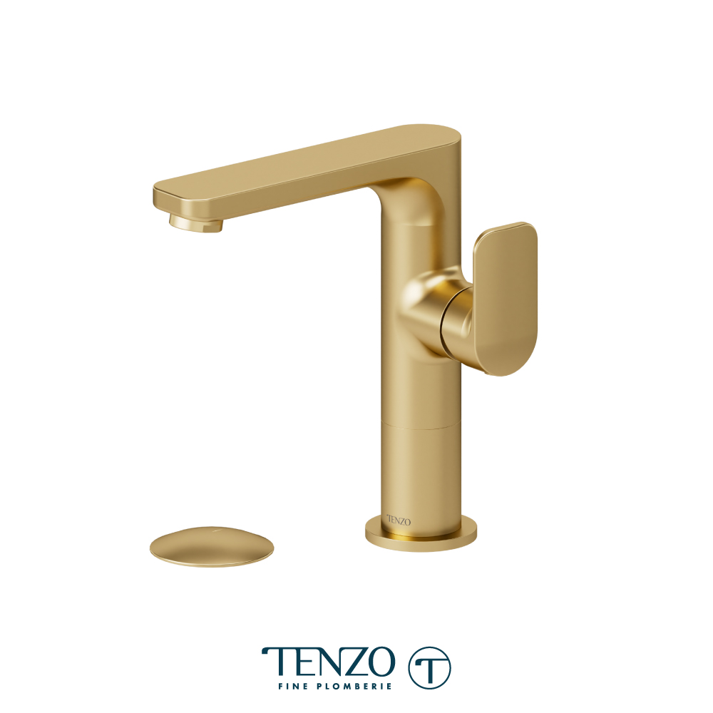 Robinet de lavabo monotrou mi-haut, Delano (**Disponible : 3e trimestre 2026**)