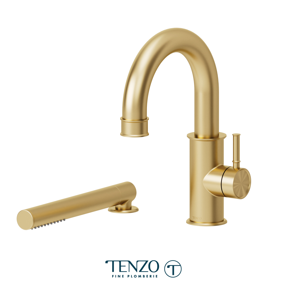 2 pieces deck mount tub filler, Alyss