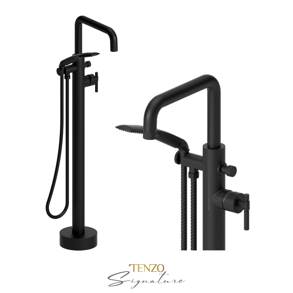 Freestanding tub ﬁller