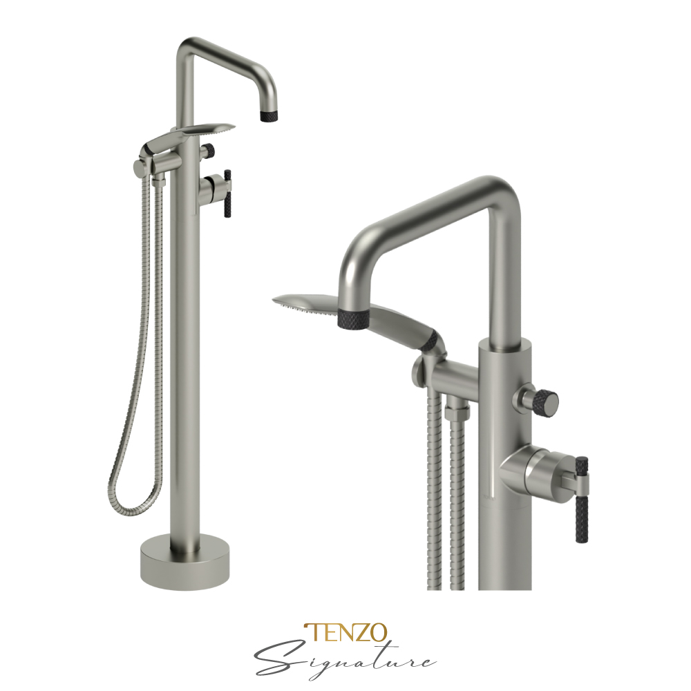 Freestanding tub ﬁller