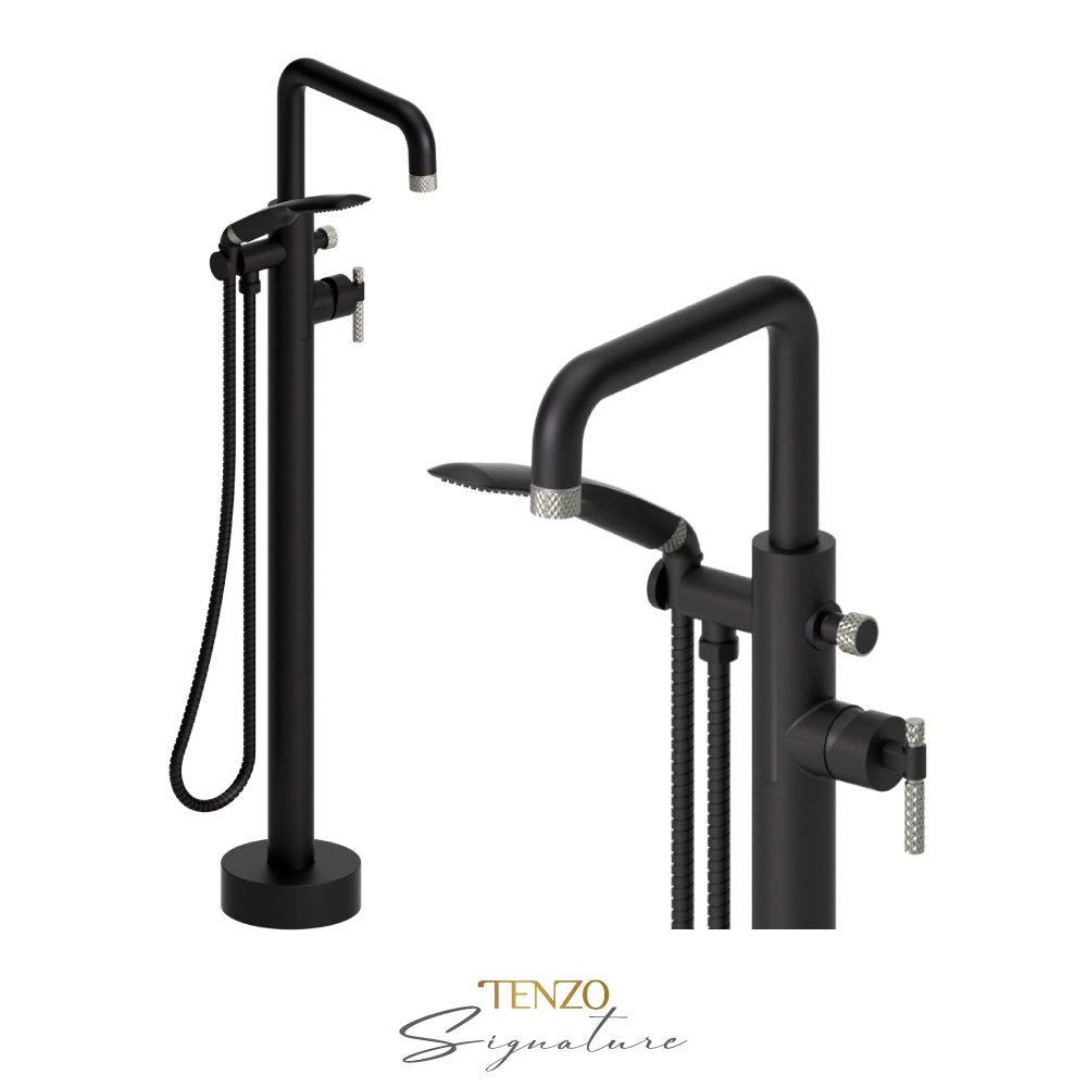 Freestanding tub ﬁller