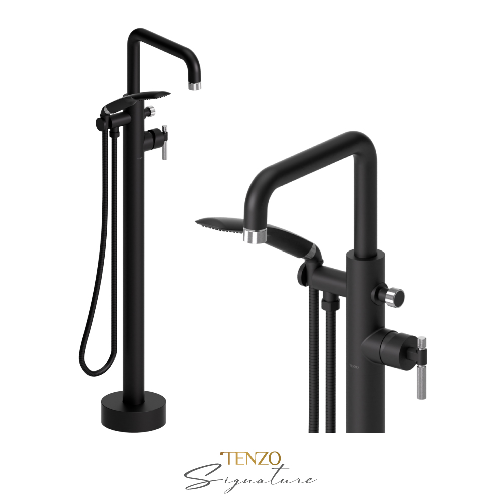 Freestanding tub ﬁller