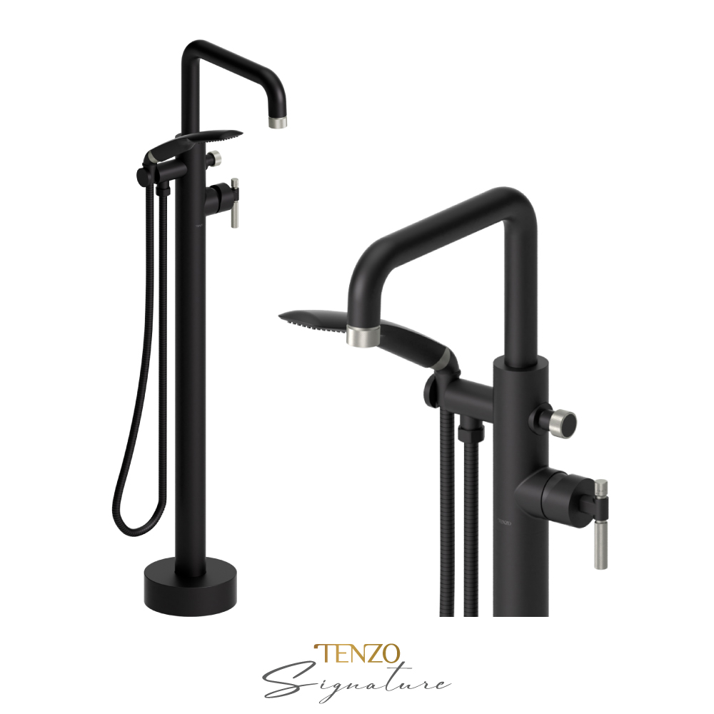 Freestanding tub ﬁller