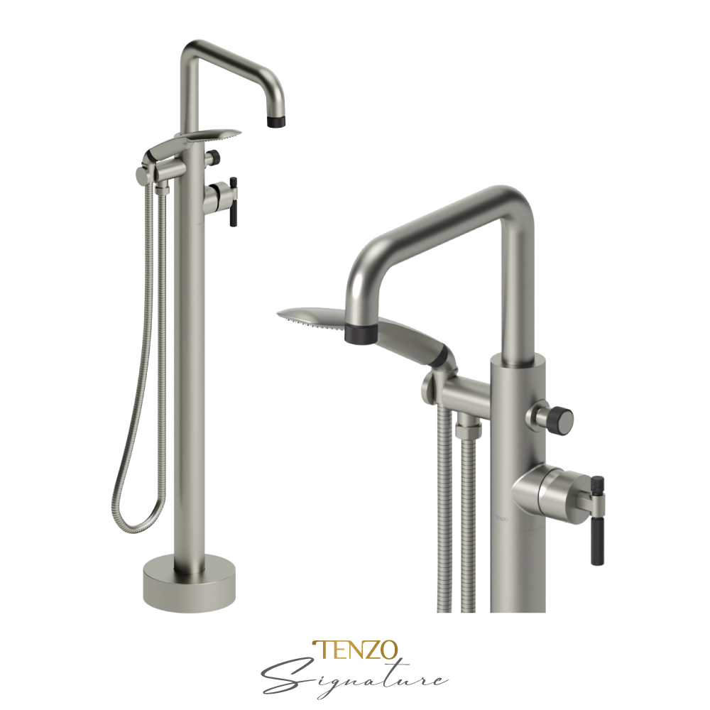 Freestanding tub ﬁller
