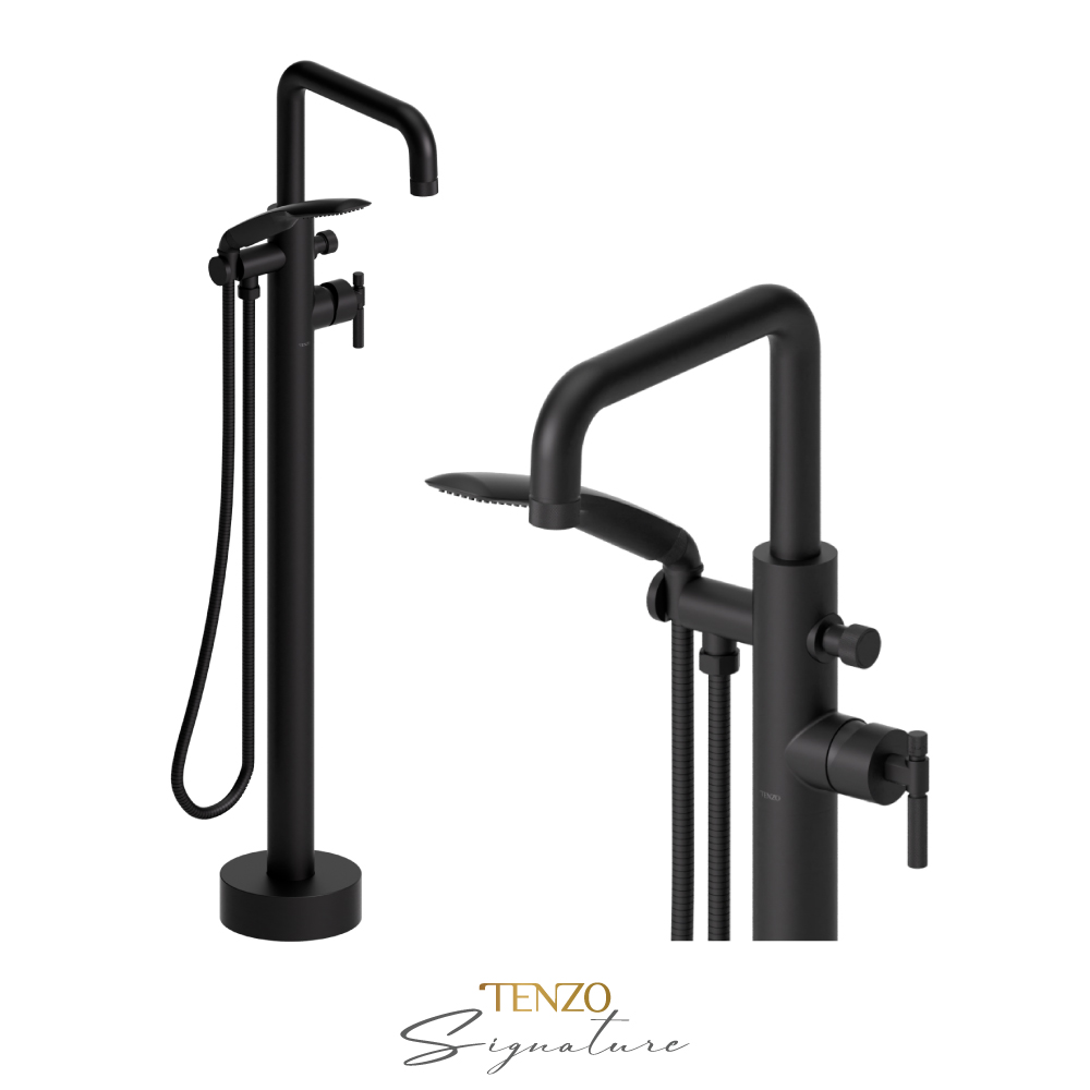 Freestanding tub ﬁller