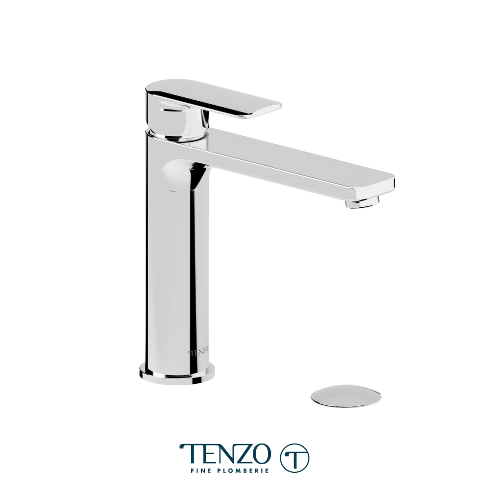 Tall single hole lavatory faucet, Delano