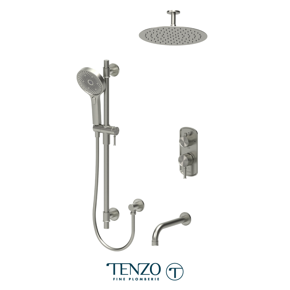 Ensemble de douche T-Box, 3 fonctions, Alyss
