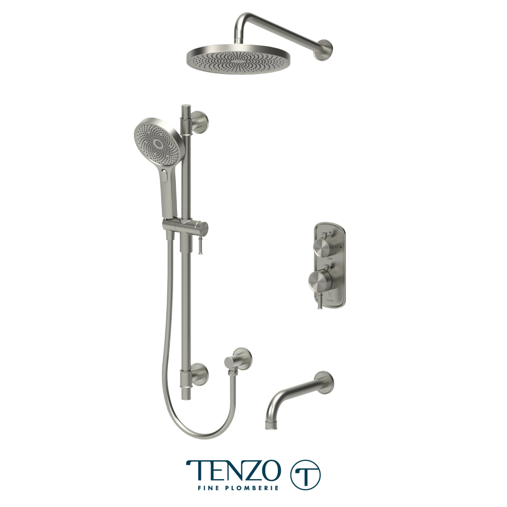 Ensemble de douche T-Box, 3 fonctions, Alyss
