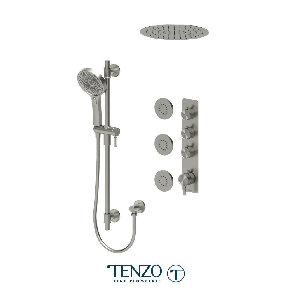 Ensemble de douche EXTENZA, 3 fonctions, Alyss