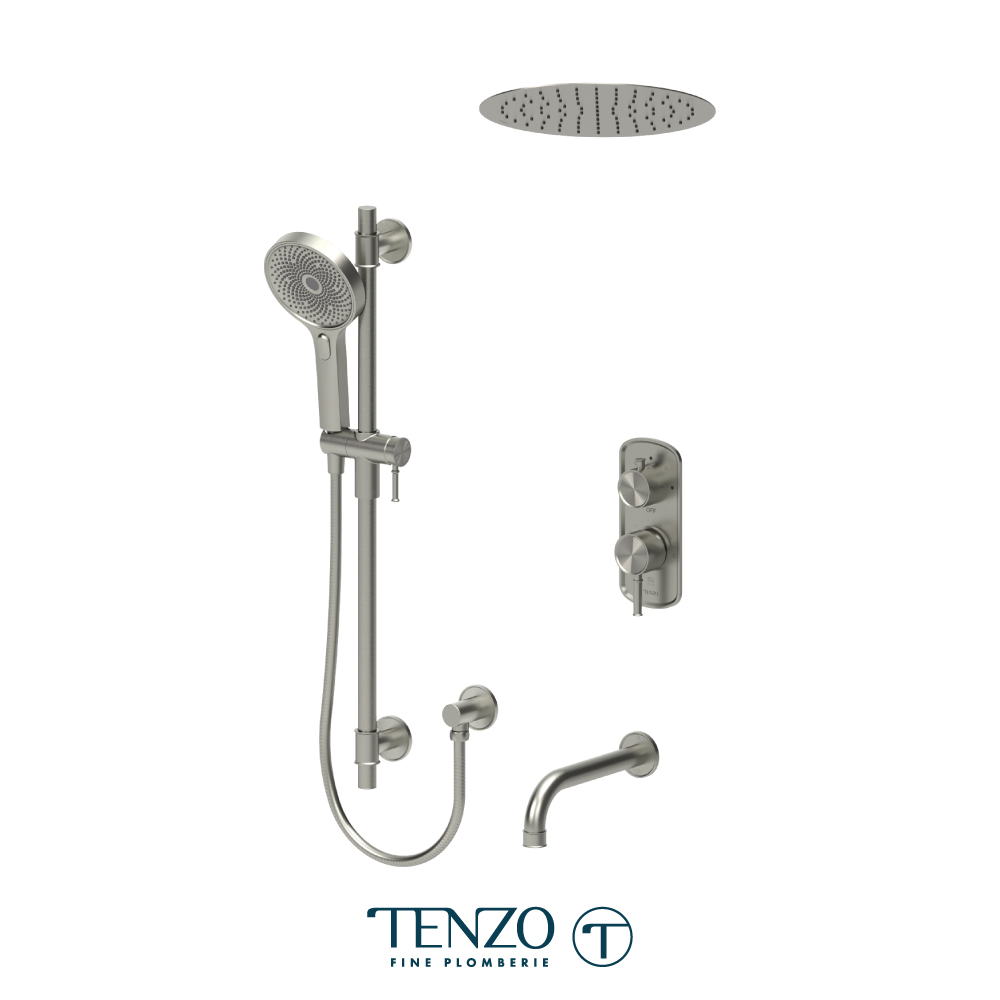 Ensemble de douche T-Box, 3 fonctions, Alyss