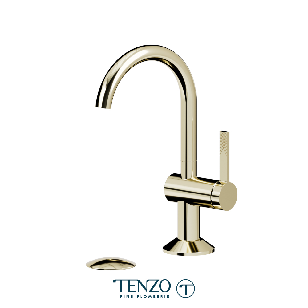 Robinet de lavabo monotrou avec drain