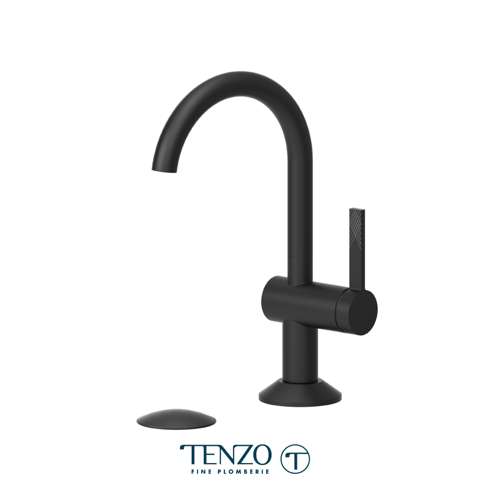 Robinet de lavabo monotrou avec drain