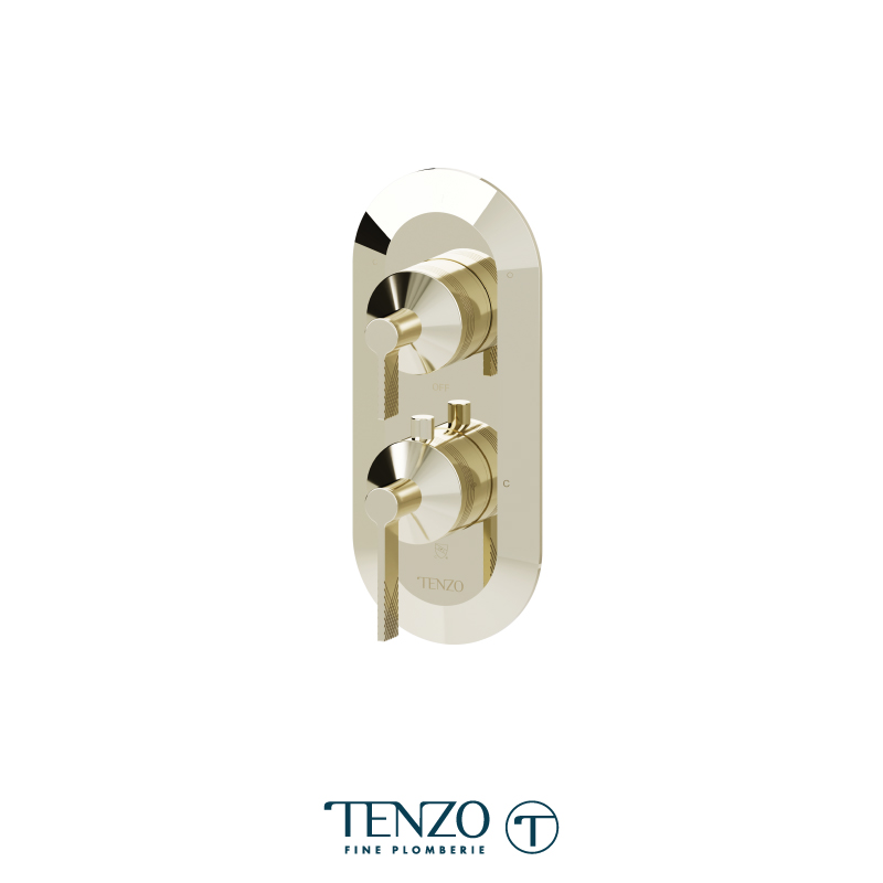 T-Box Thermostatic 2 functions with diverter, Paloma