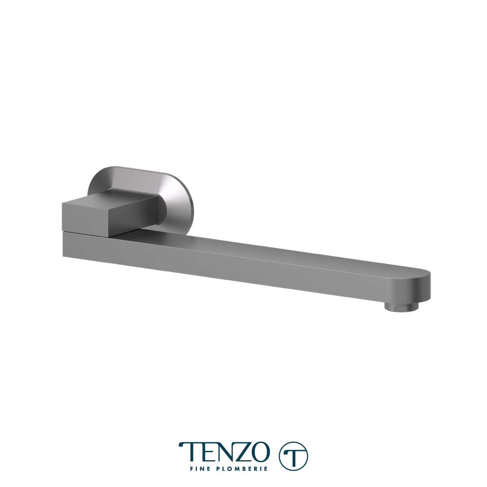 Wall mount swivel spout 30cm [12in] brass 