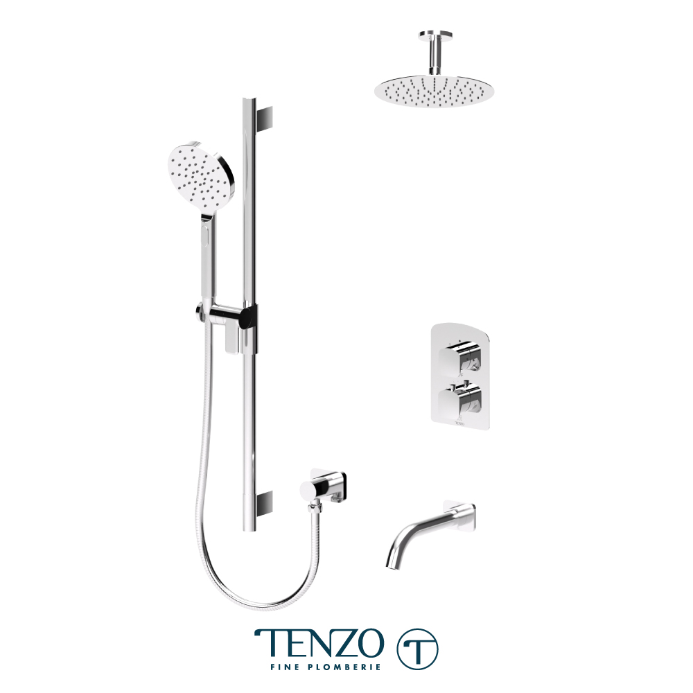 Shower kit, 3 functions, Delano (*Available: August 17, 2026)