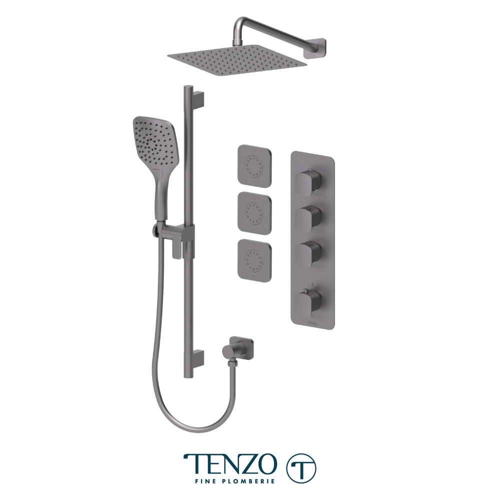 Ensemble de douche EXTENZA, 3 fonctions, Delano