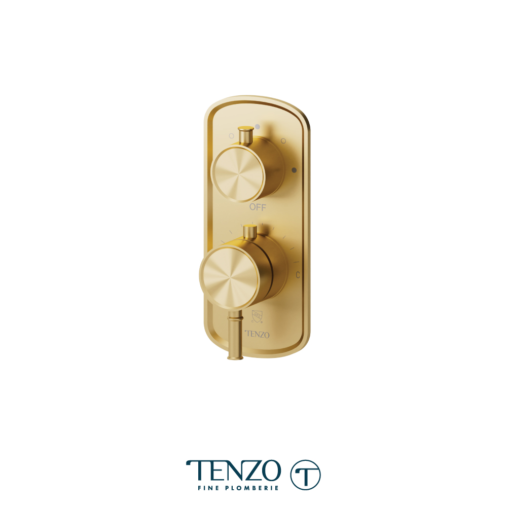 T-Box Thermostatic 3 functions with diverter, Alyss