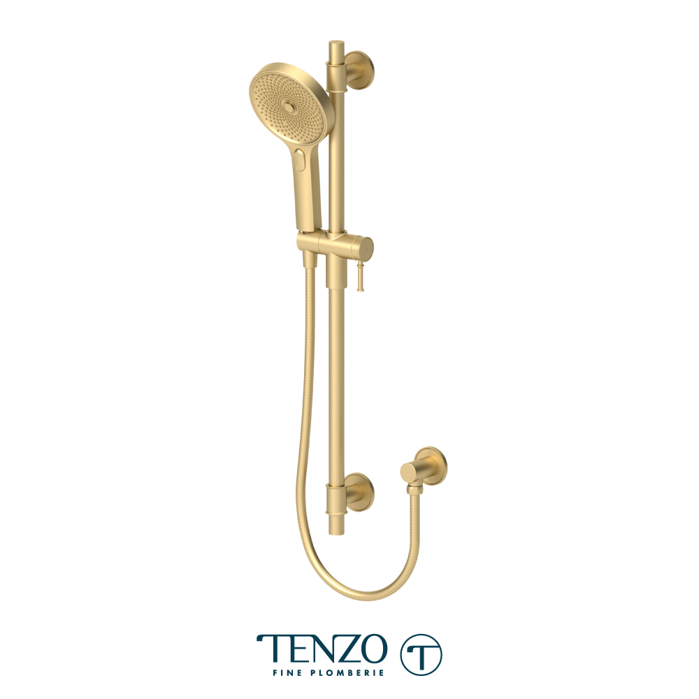 Shower sliding bars kits whit supply elbow