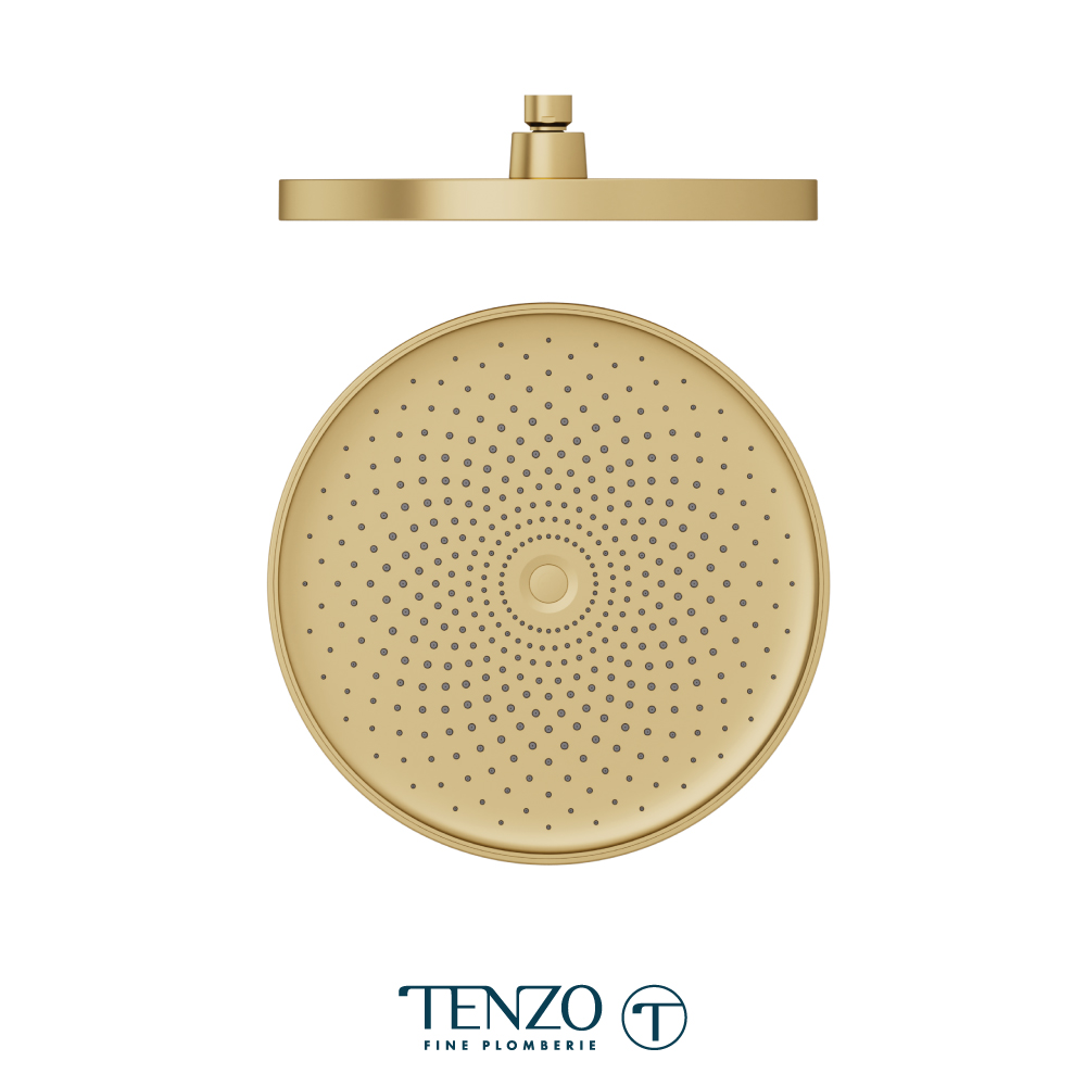 Shower head round 26cm [10in] 