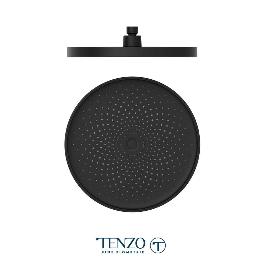 Shower head round 26cm [10in] 