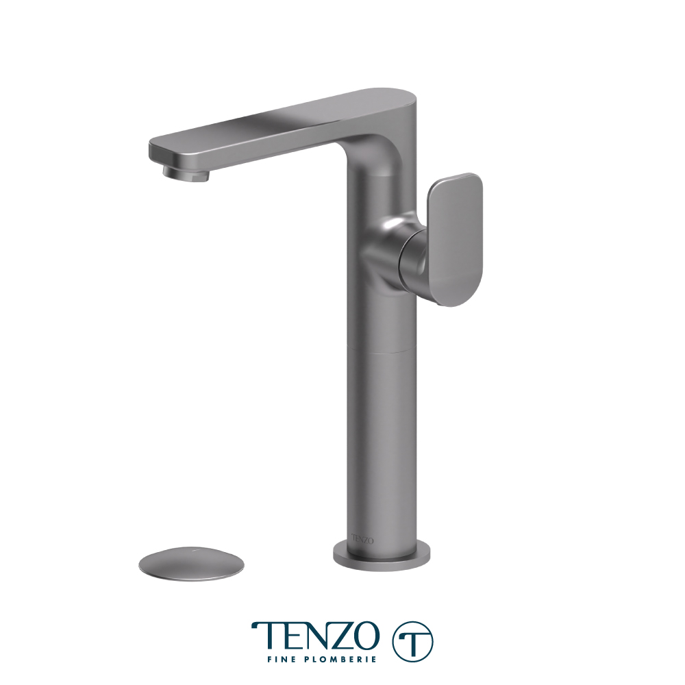 Tall single hole lavatory faucet with drain (**Available: 3rd quarter**)