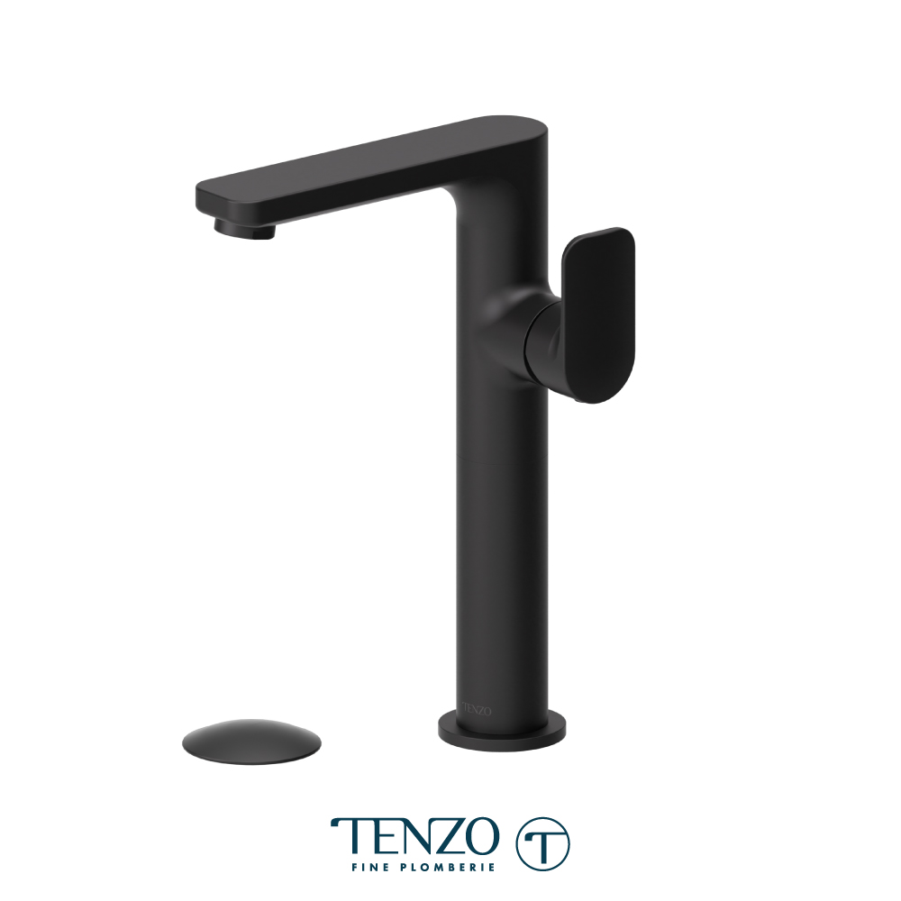 Tall single hole lavatory faucet with drain (**Available: 3rd quarter**)