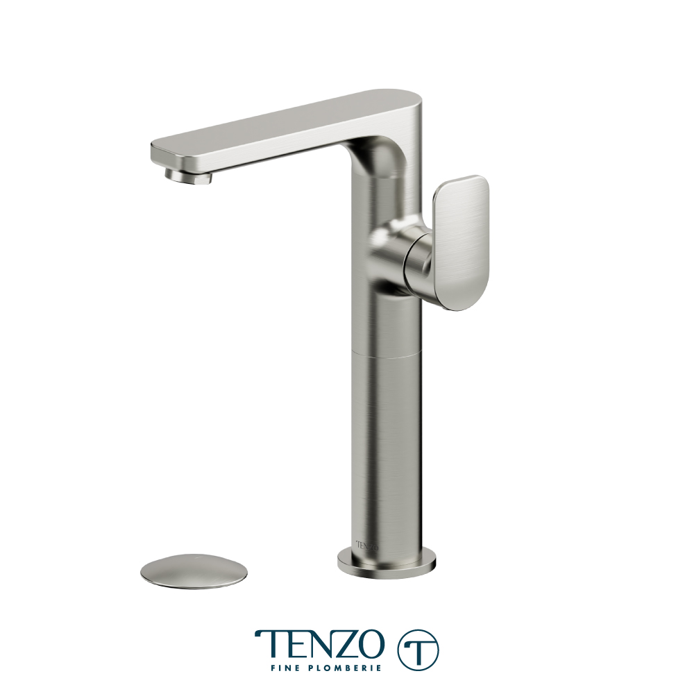 Tall single hole lavatory faucet with drain (**Available: 3rd quarter**)