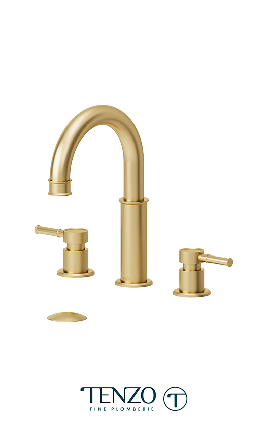 Robinet de lavabo 8 pouces avec drain, Alyss