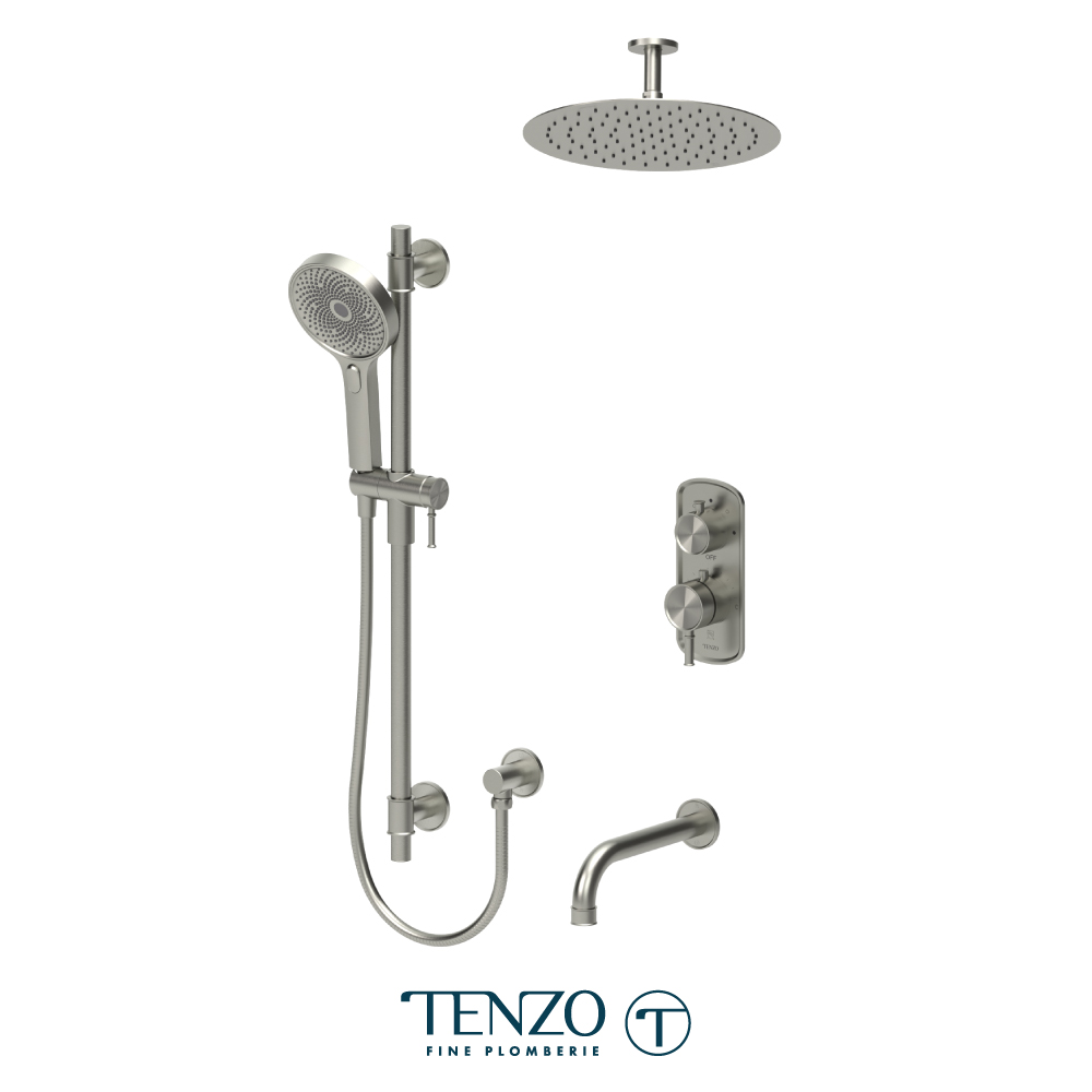 Ensemble de douche T-Box, 3 fonctions, Alyss