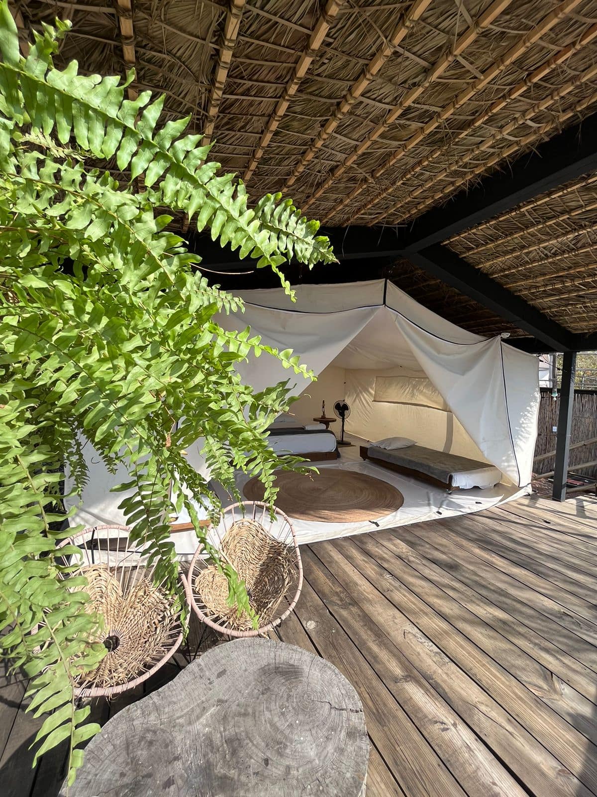 Glamping con vista a lago - Teques