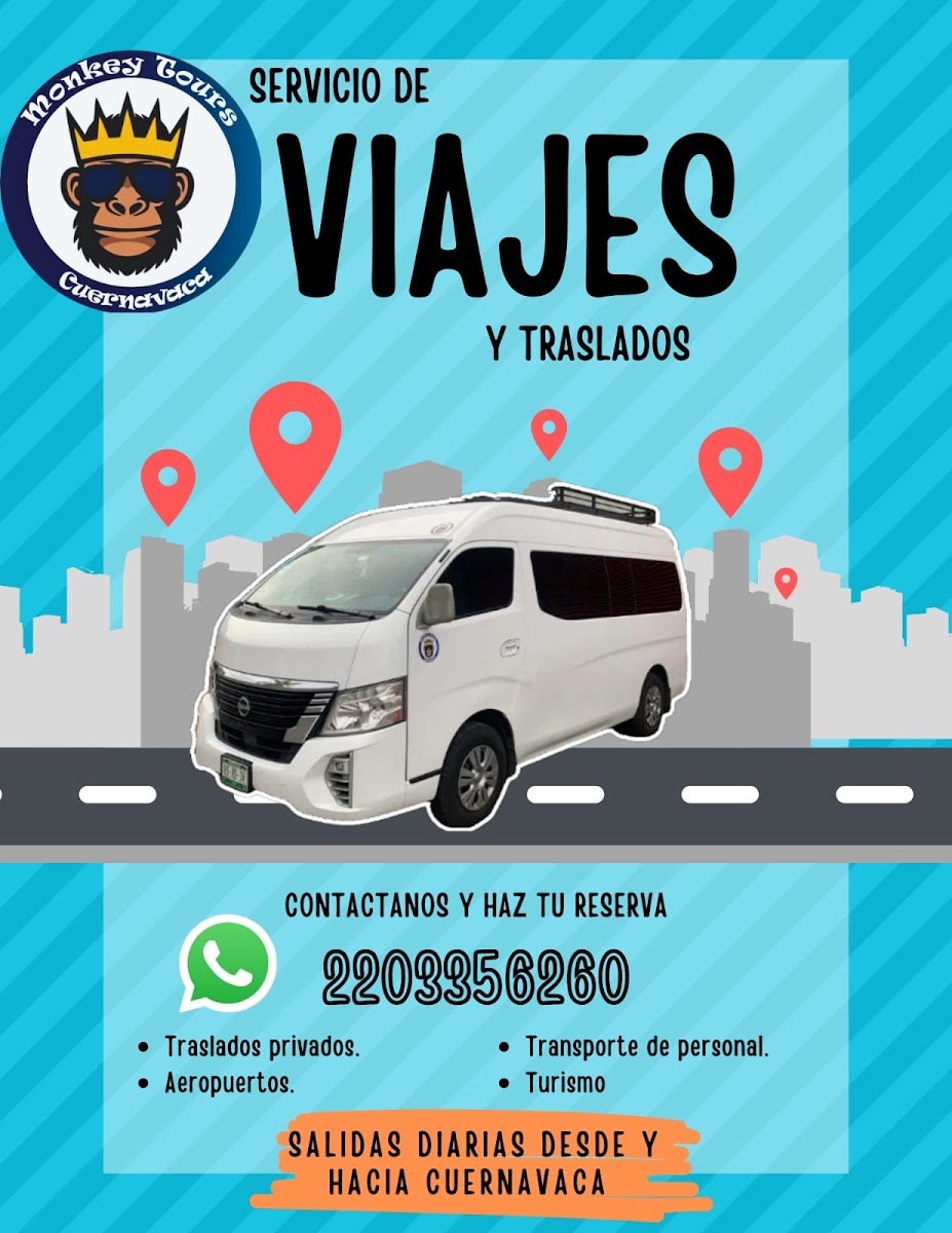 Foto: Monkey Tours Cuernavaca S.A. de C.V. (Google)