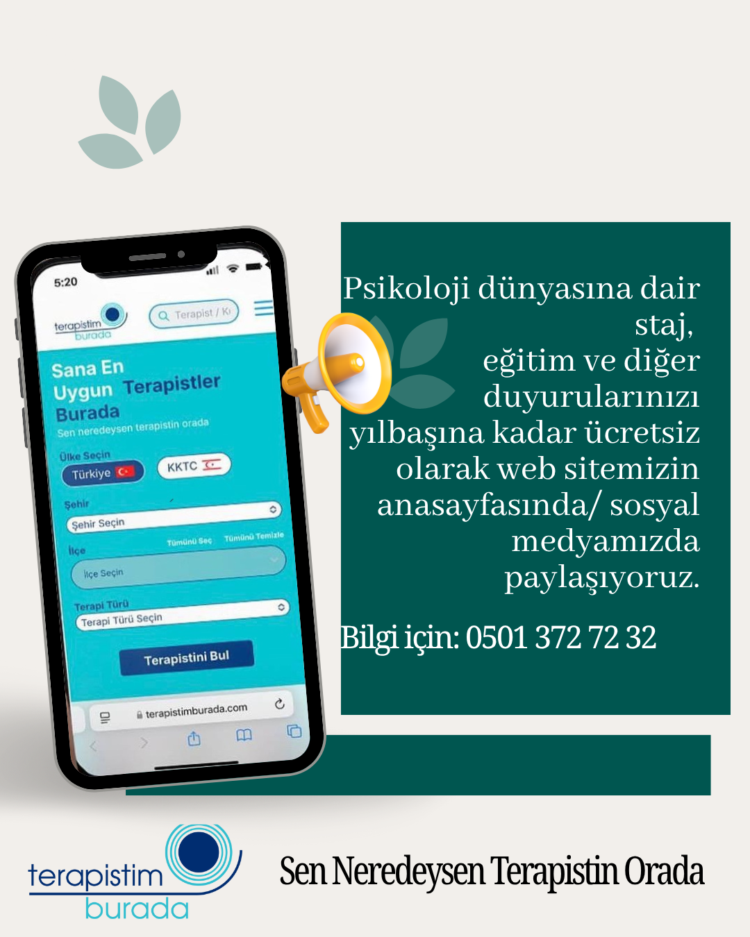 Psikoloji ekosisteminde görünürlüğünüzü artırın