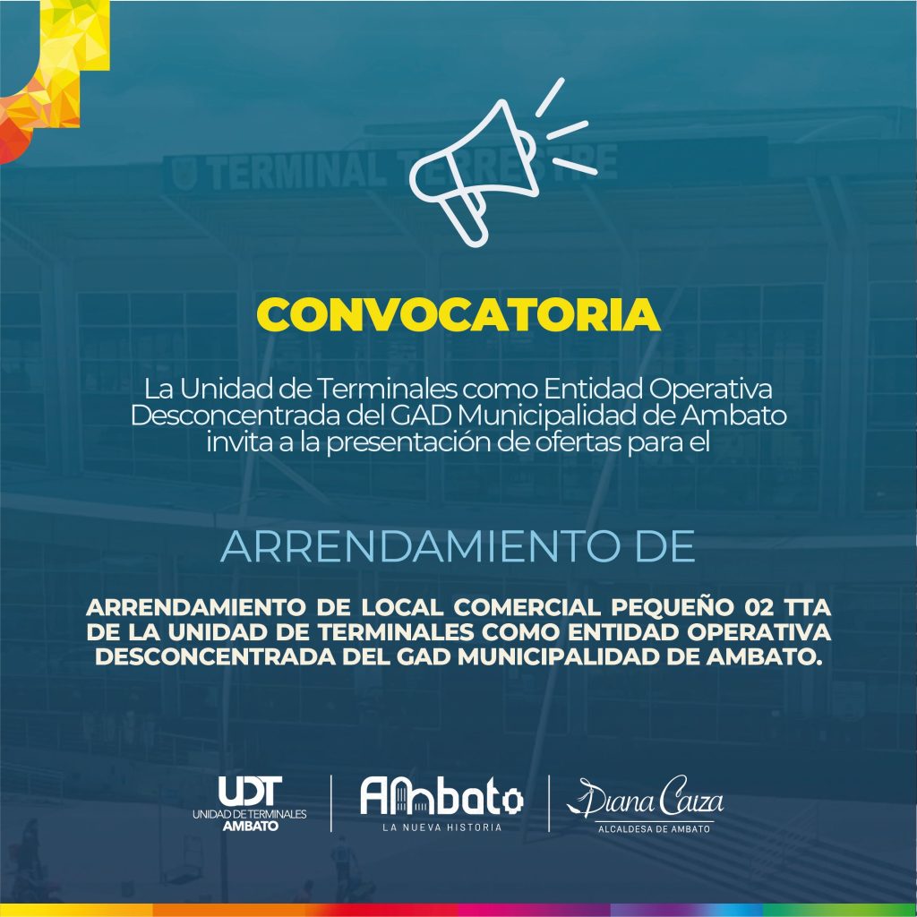 Convocatoria - Unidad de Terminales Ambato